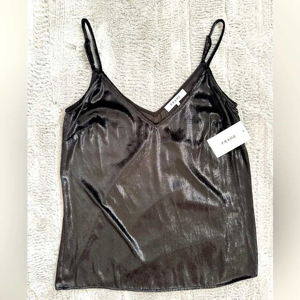 New Frame black tank top
